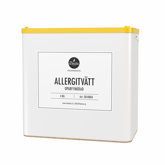 Allergitvättmedel 4 kg oparfymerat
