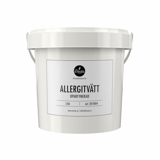Allergitvättmedel 5 kg oparfymerat